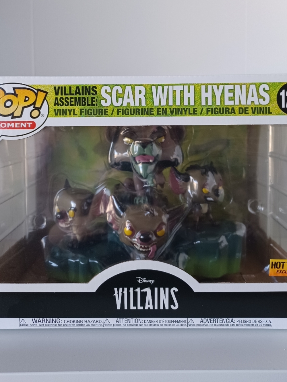 Disney‎ Villains Assemble Scar With Hyenas 1204 Vinyl Figure Funko Pop